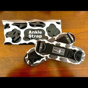 SuzieB Fitness Ankle Straps - Cow